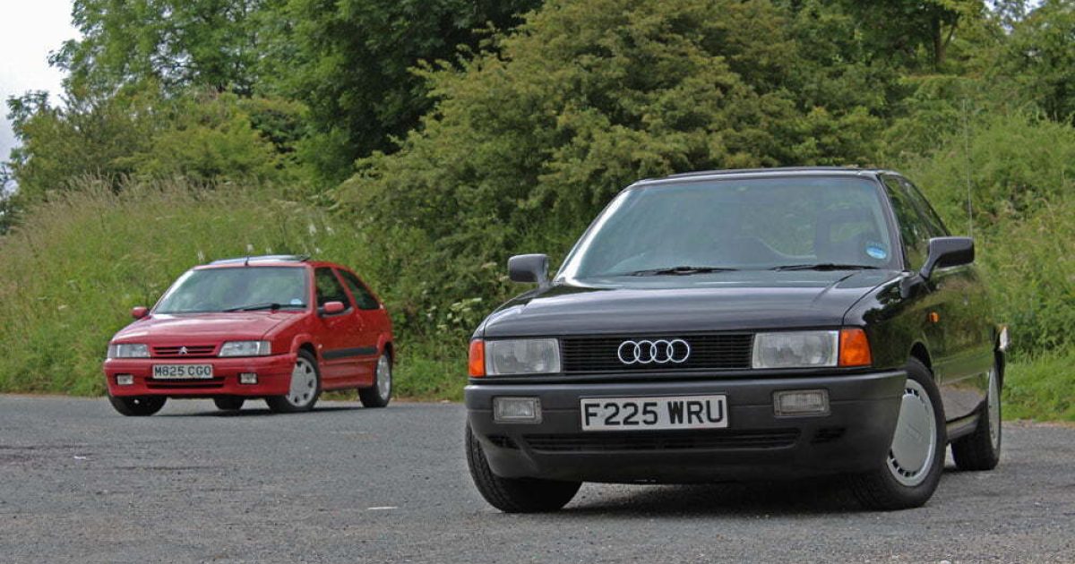 Chalk and fromage: Audi 80 meets Citroën ZX 16v | Petrolblog